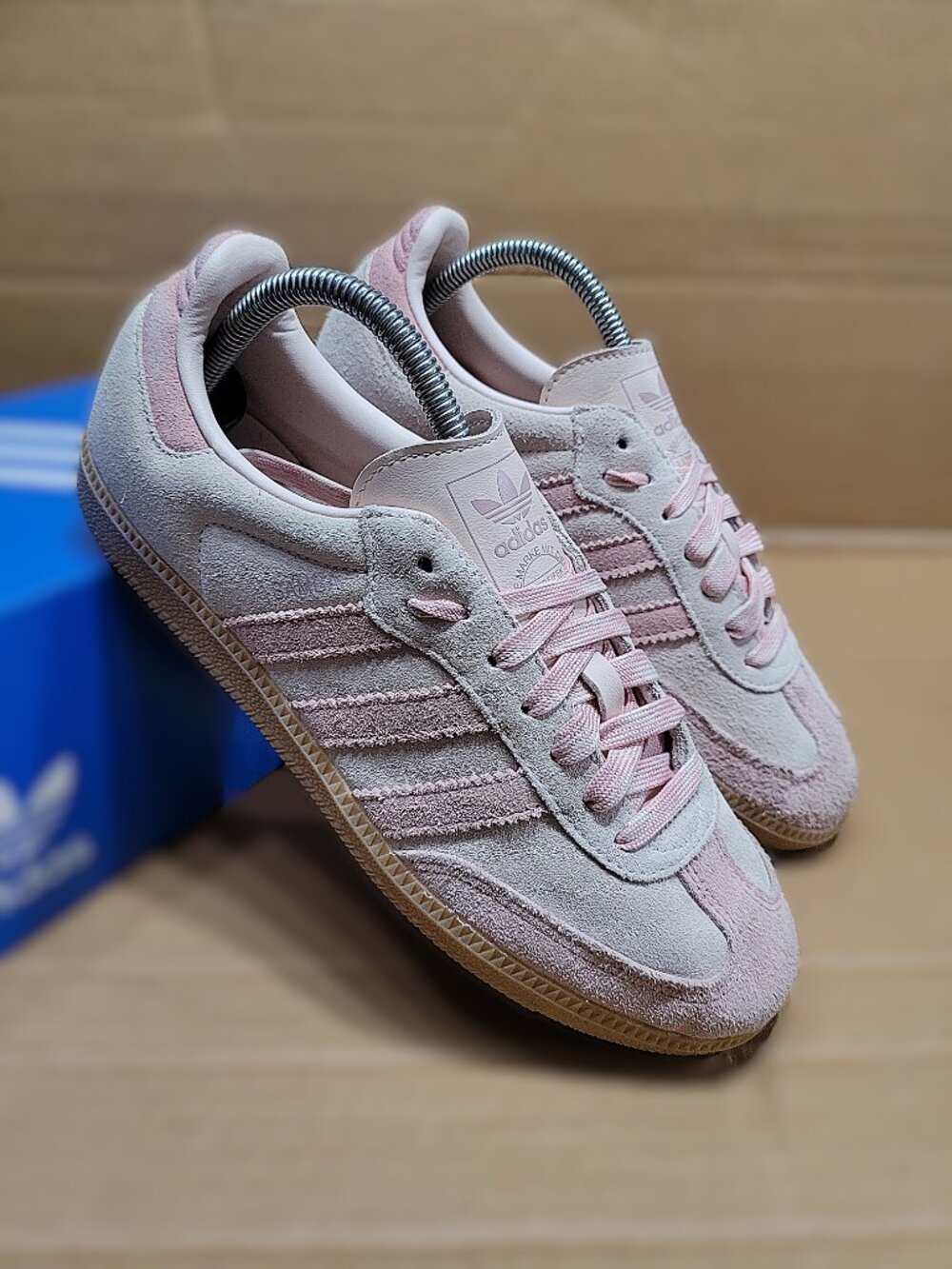 Adidas Samba OG Wonder Quartz Mauve Pink Tan Gum🚺Womens Size 9 Sneakers JR8874